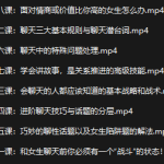 树根 8小时,教你成为一个会聊天的男人-恋爱有方法