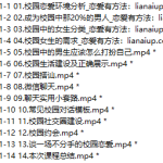 许诺《校园恋爱课--极速脱单》-恋爱有方法