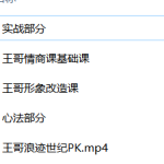 王哥私教课程-恋爱有方法