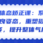躯干体态矫正课:系统矫正不良姿态,重塑挺拔身姿,提升整体气质-恋爱有方法